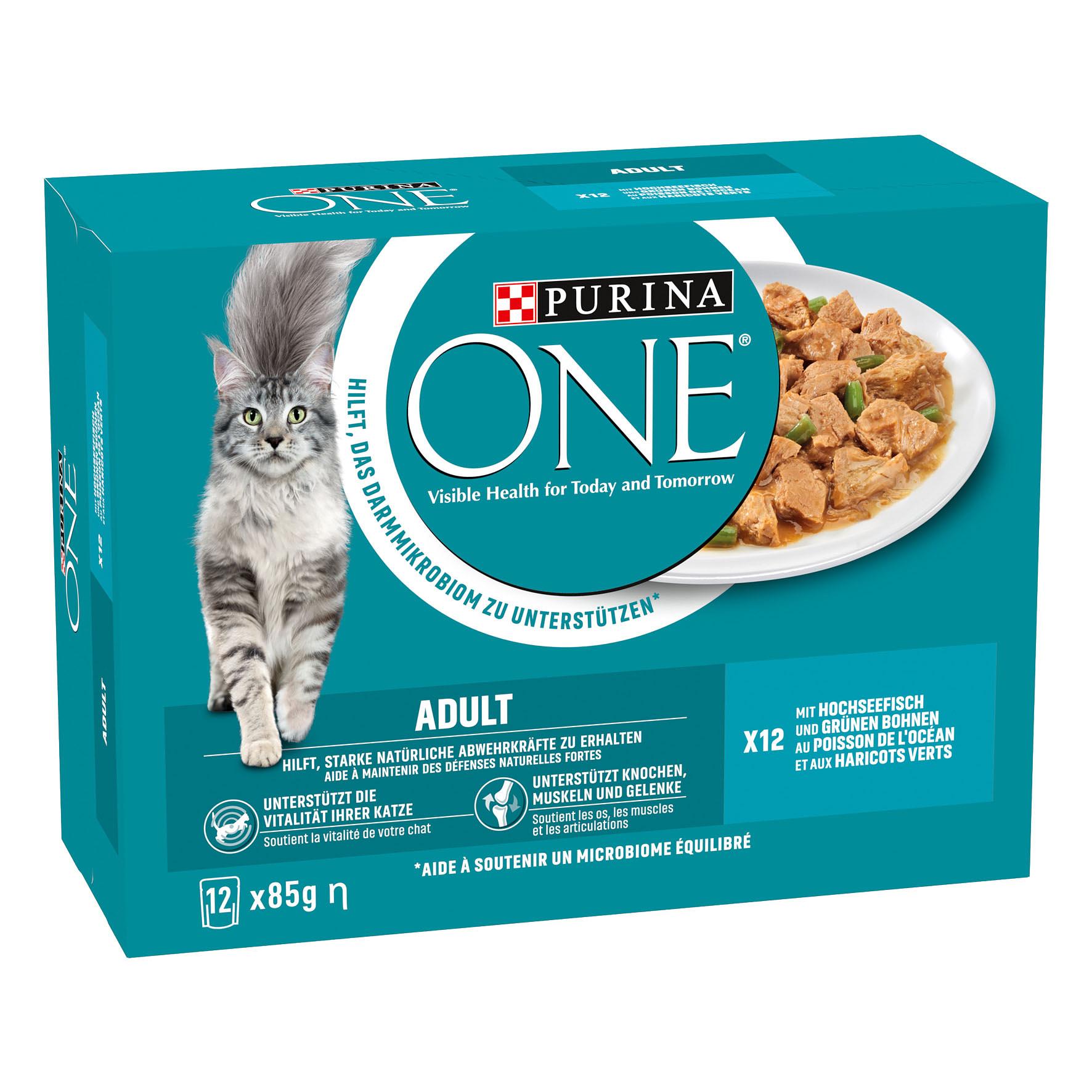 Purina ONE Adult Poisson, 12x85g